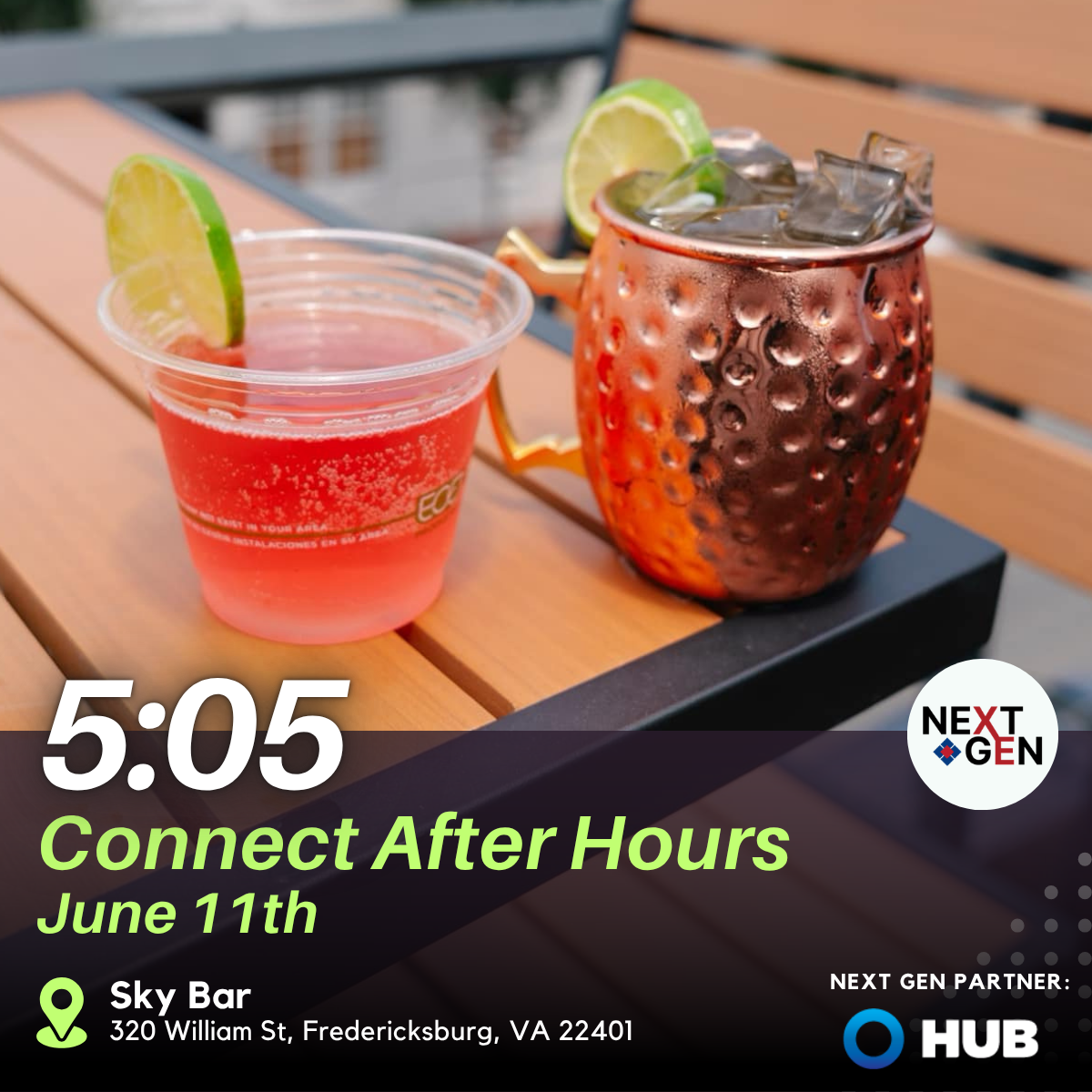 Next Gen 5:05 Sky Bar: Connect After Hours
