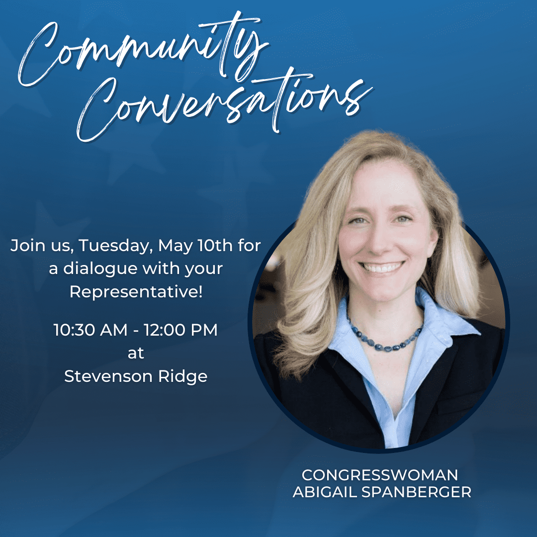 Community Conversations: A Dialogue with Congresswoman Spanberger