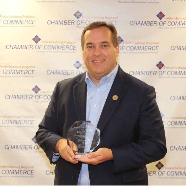Eric with Award