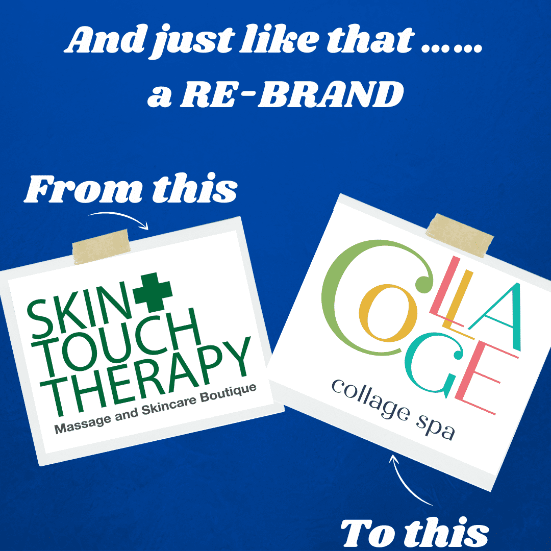 And just like that …… a RE-BRAND