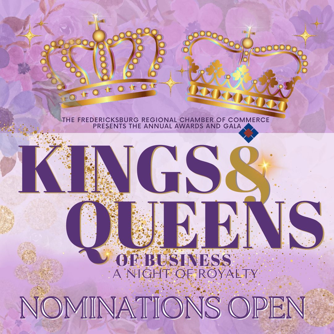 2023 Annual Award and Gala Nominations Now Open Fredericksburg
