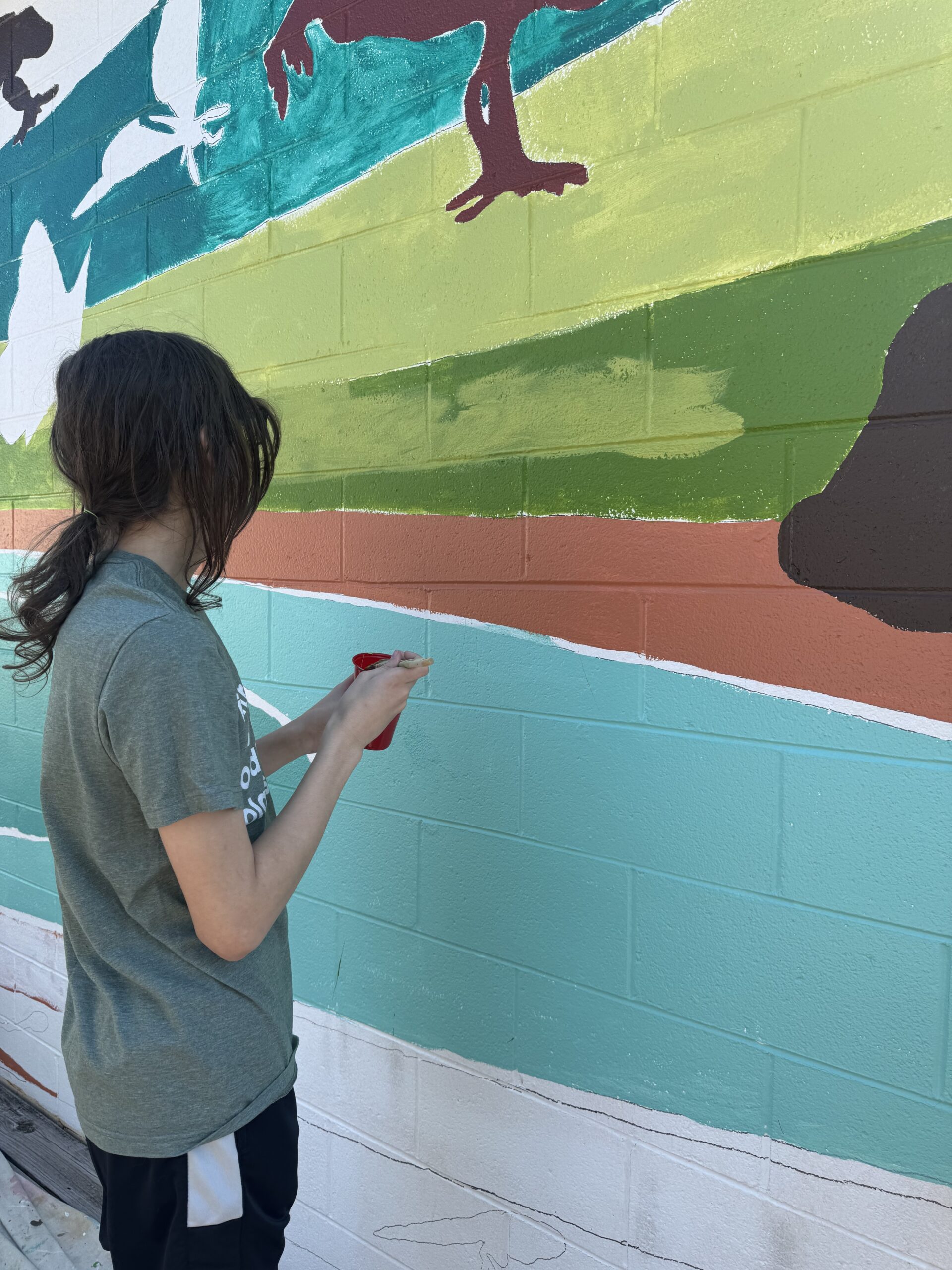 A New Mural Comes to Life at The Oberle Academy