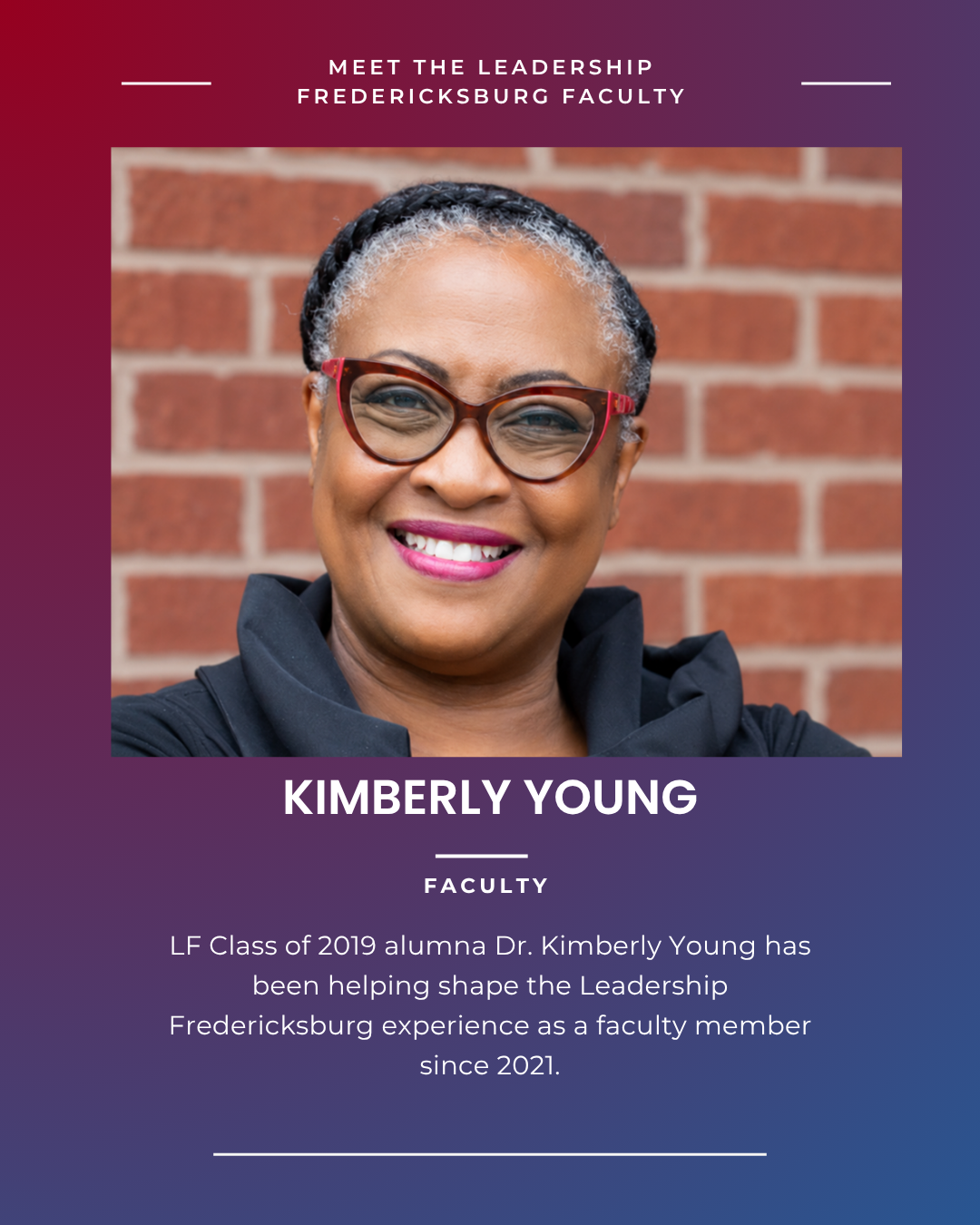 Meet the Leadership Fredericksburg Faculty: Kimberly Young