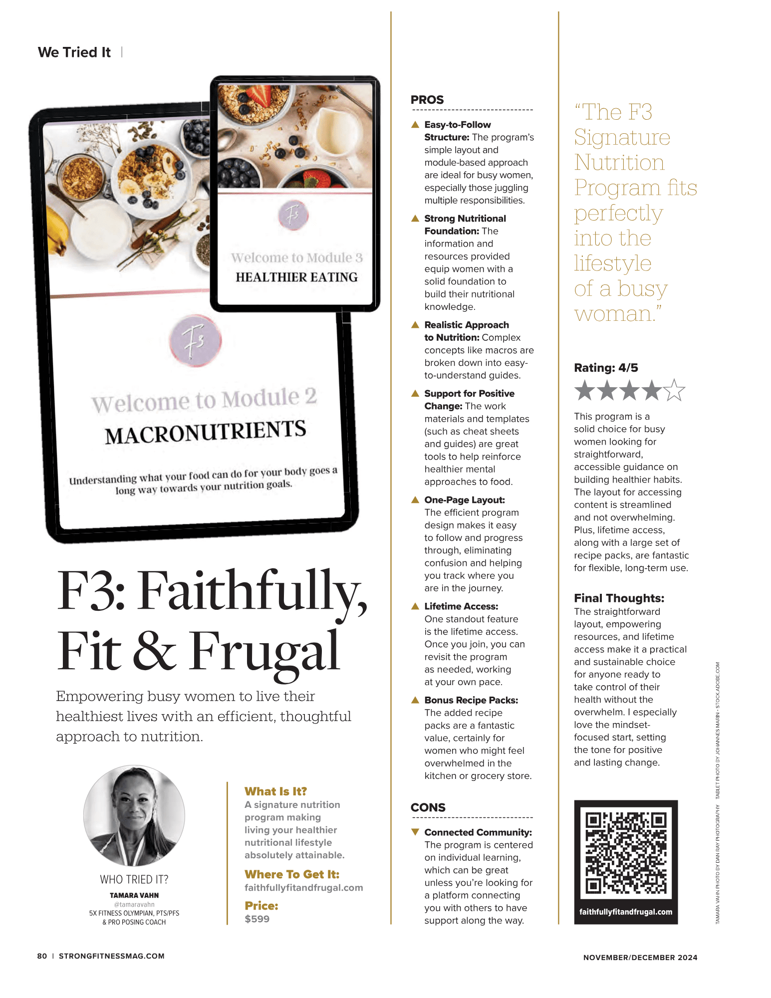 Small Business Spotlight: Faithfully Fit & Frugal (F3)