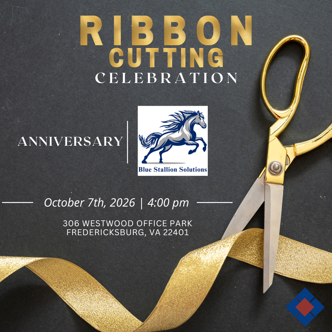 Ribbon Cutting: Anniversary of Blue Stallion Solutions
