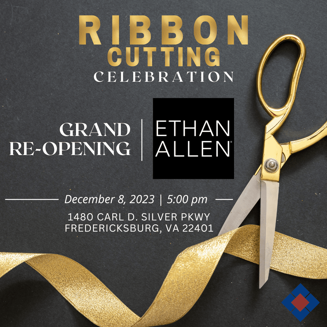 Ribbon Cutting Ethan Allen Grand Re-opening