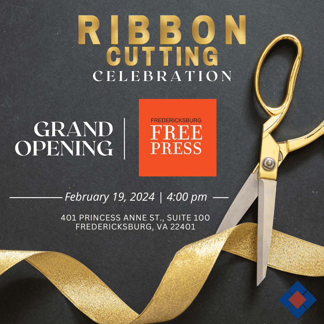 Ribbon Cutting for Fredericksburg Free Press Launch