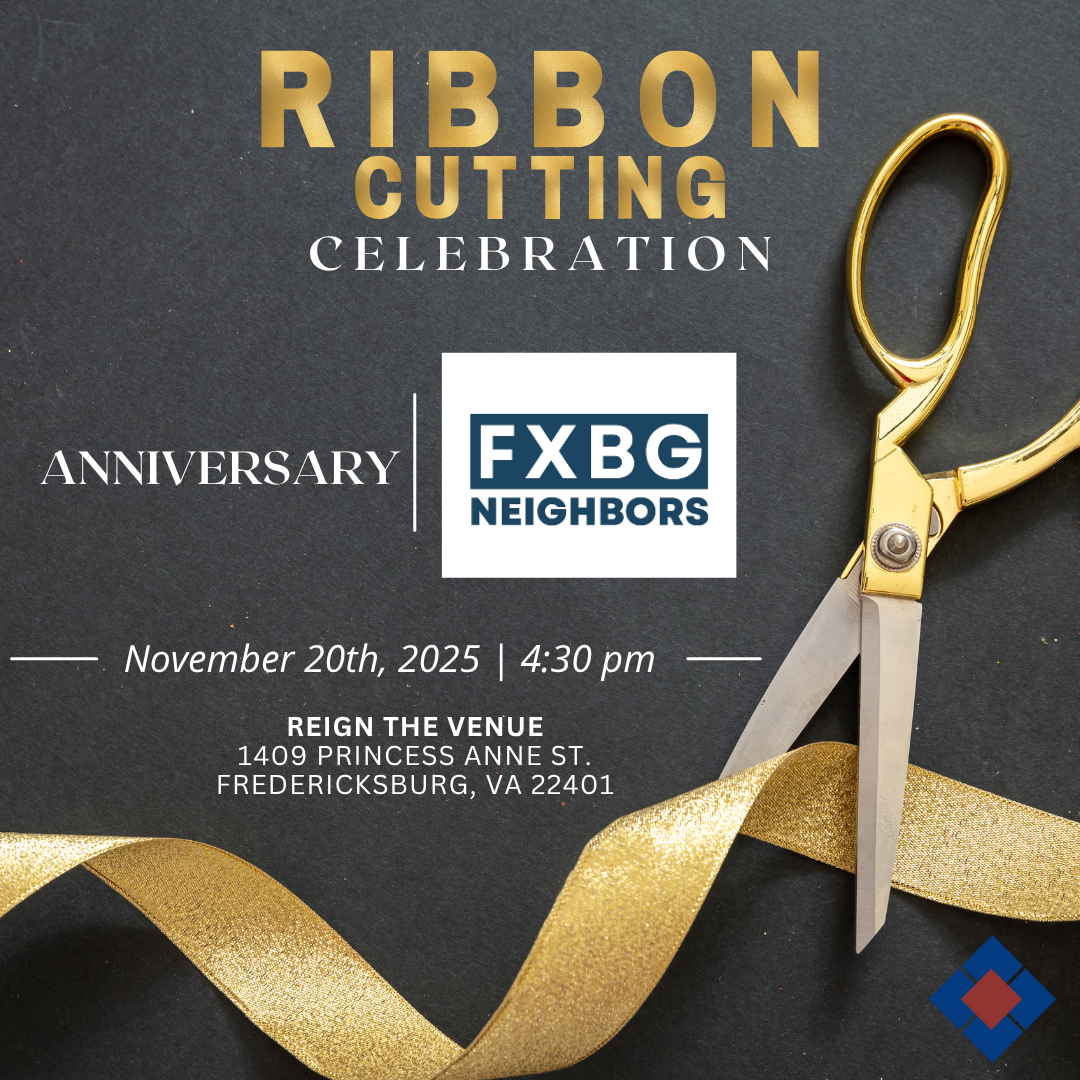Ribbon Cutting: Anniversary Celebration FXBG Neighbors