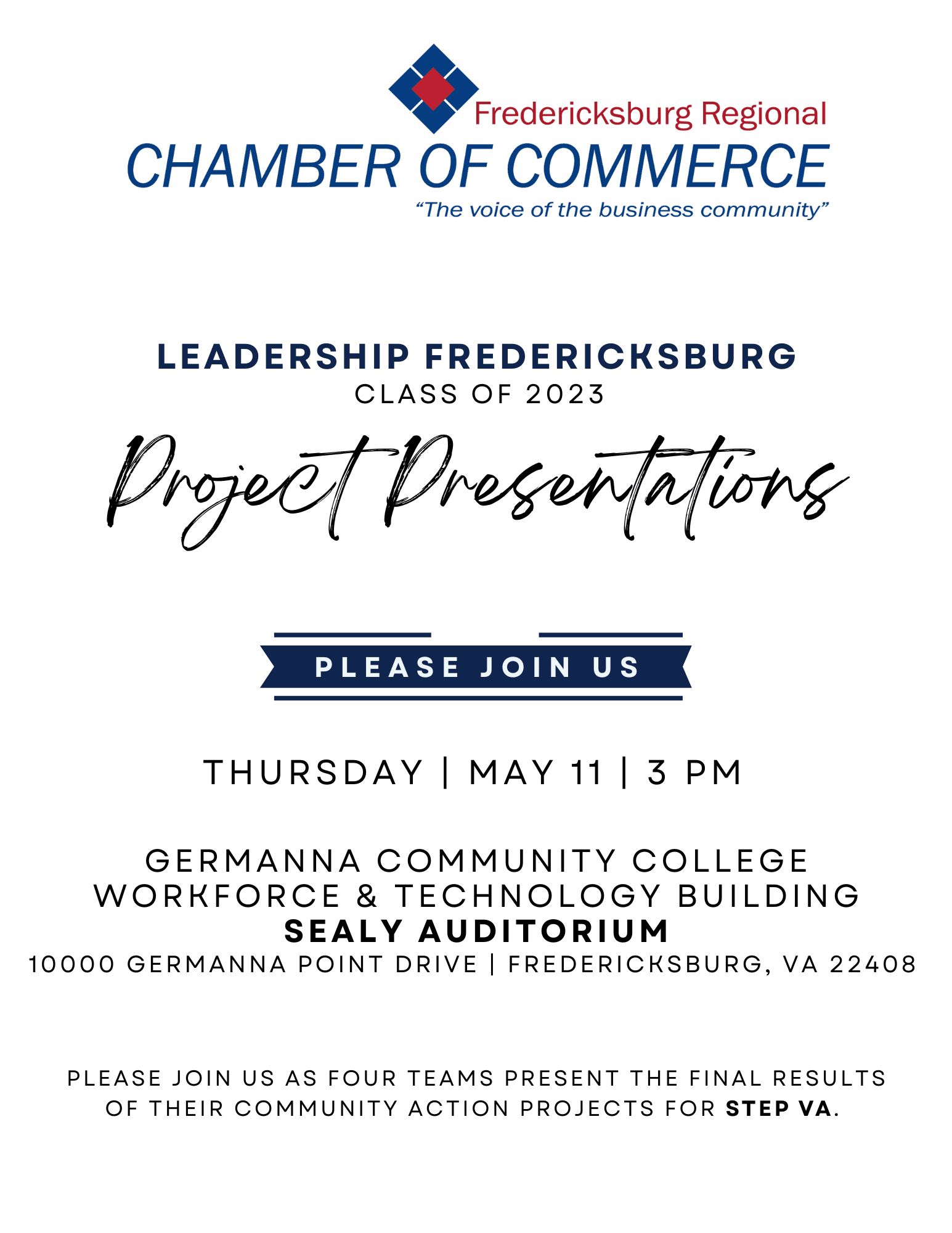 Leadership Fredericksburg Project Presentations